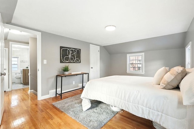 132 Nelson St, West Springfield, MA 01089 - bedroom featuring light wood-type flooring and lofted ceiling