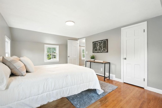 132 Nelson St, West Springfield, MA 01089 - bedroom with wood finished floors and vaulted ceiling