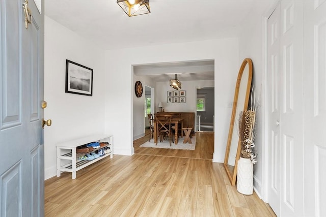 649 Robin Hill St, Marlborough, MA 01752 - foyer featuring light wood-style floors and baseboards