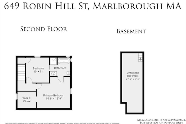 649 Robin Hill St, Marlborough, MA 01752 - view of property floor plan