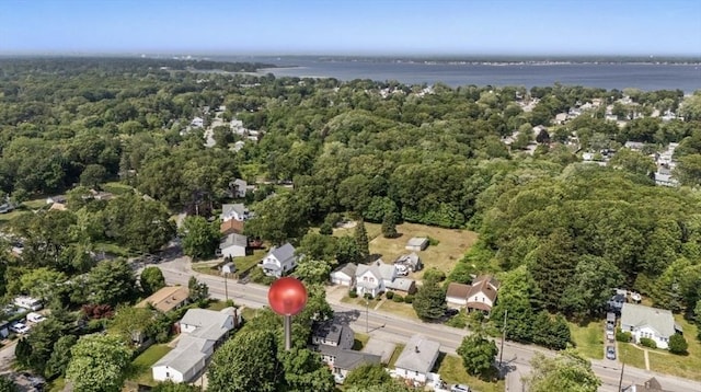 150 Church Ave, Warwick, RI 02889 - aerial overview of property's location with a forest and nearby suburban area