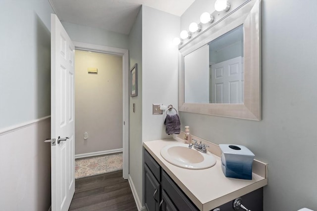 42 2nd Ave Unit 40, North Attleboro, MA 02760 - bathroom with vanity and wood finished floors