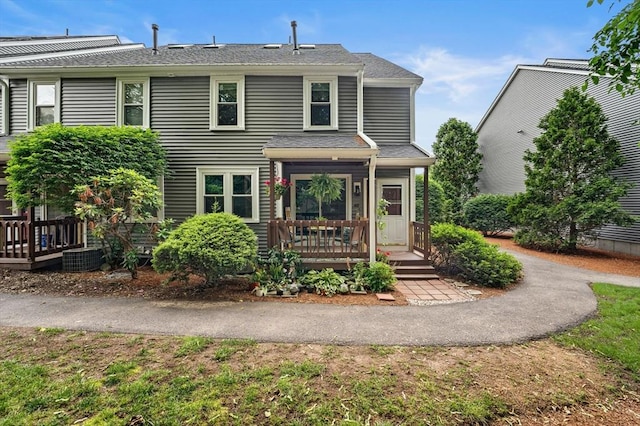 42 2nd Ave Unit 40, North Attleboro, MA 02760 - view of front facade with roof with shingles and covered porch
