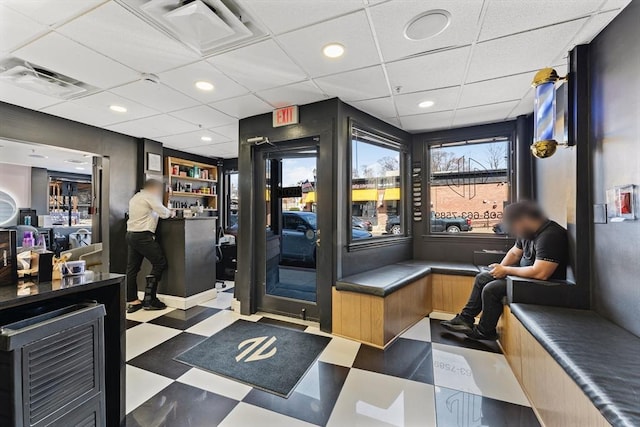 reception with visible vents