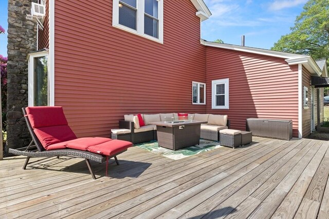 3 Scotland Heights Rd, Haverhill, MA 01832 - wooden deck with outdoor lounge area