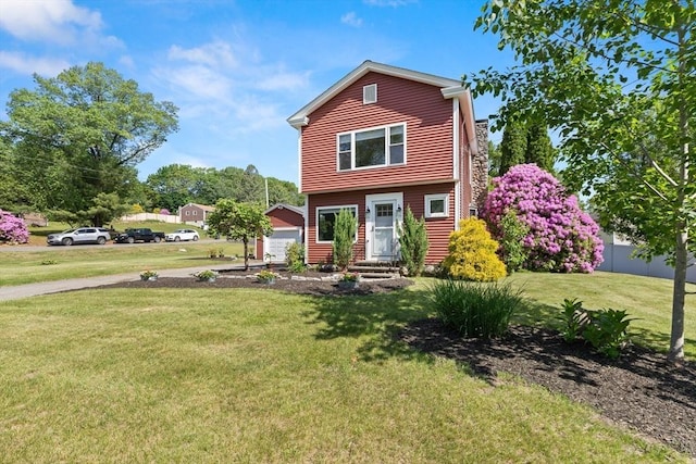 3 Scotland Heights Rd, Haverhill, MA 01832 - view of front facade featuring a front lawn