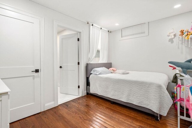 109 Eutaw St, Boston, MA 02128 - bedroom with recessed lighting and wood finished floors