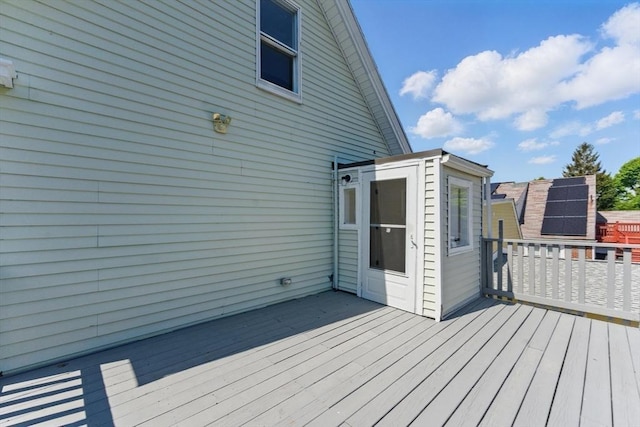 view of deck