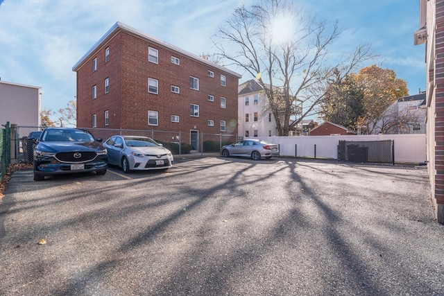 view of vehicle parking