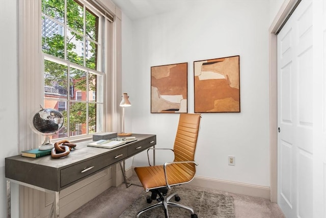 3 Melrose St Unit 3, Boston, MA 02116 - office featuring carpet flooring and baseboards