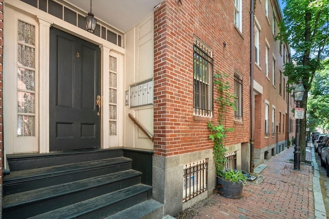 3 Melrose St Unit 3, Boston, MA 02116 - entrance to property with brick siding