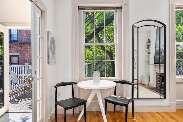 3 Melrose St Unit 3, Boston, MA 02116 - dining area with wood finished floors and baseboards