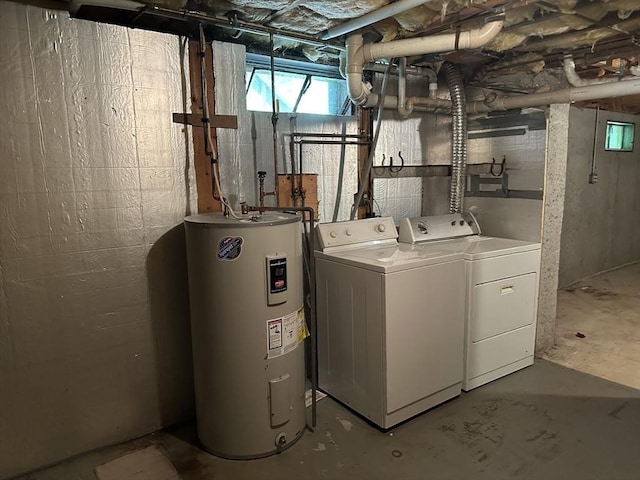 11 Glenwood St, Whitman, MA 02382 - below grade area with electric water heater and washer and dryer