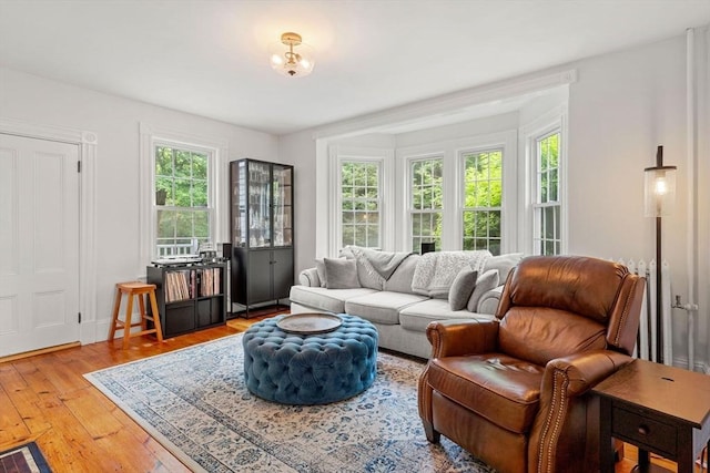 115 Elm St, Andover, MA 01810 - living room with hardwood / wood-style flooring