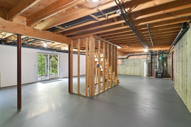 315 Woodland Way, Russell, MA 01071 - below grade area featuring gas water heater
