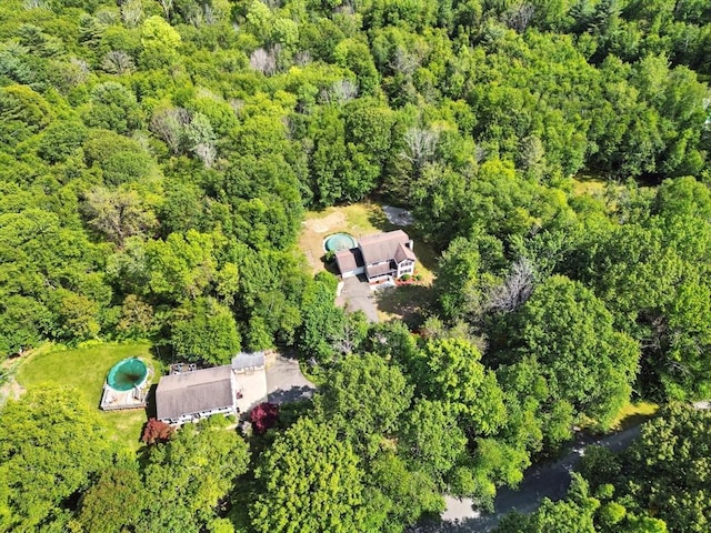 315 Woodland Way, Russell, MA 01071 - aerial view of property and surrounding area featuring a forest