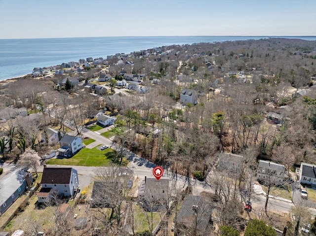 28 Manomet Beach Blvd, Plymouth, MA 02360 - view of property location featuring a large body of water and nearby suburban area