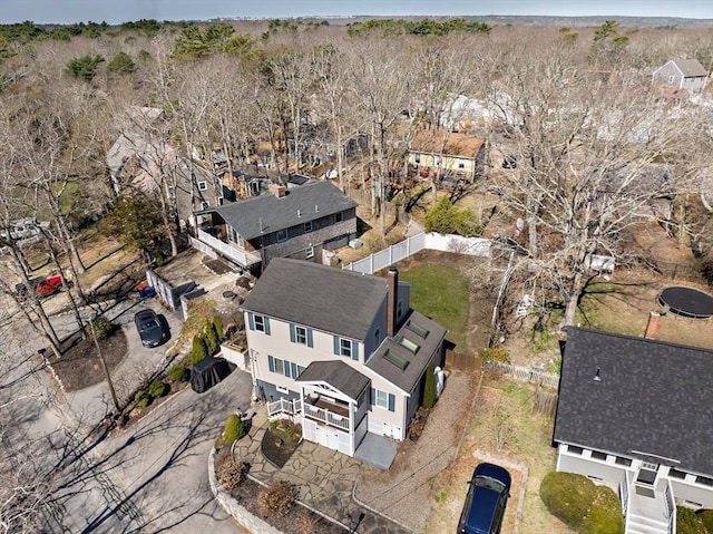 28 Manomet Beach Blvd, Plymouth, MA 02360 - aerial view of property's location with nearby suburban area
