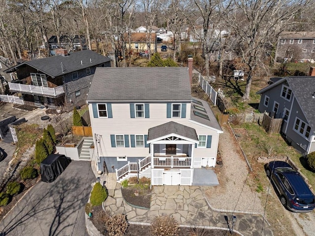 28 Manomet Beach Blvd, Plymouth, MA 02360 - aerial perspective of suburban area