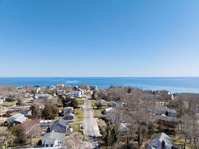 28 Manomet Beach Blvd, Plymouth, MA 02360 - aerial view of residential area with a nearby body of water