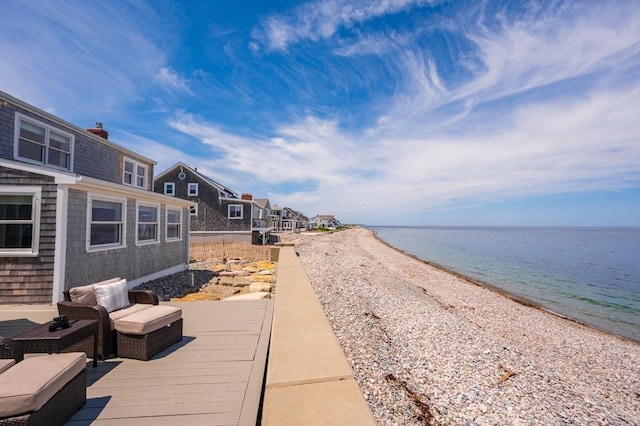 118 Oceanside Dr, Scituate, MA 02066 - water view featuring local beach