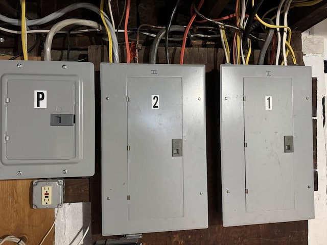 utility room featuring electric panel