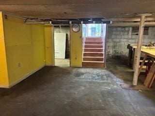 1774 Carew St, Springfield, MA 01104 - basement featuring stairway