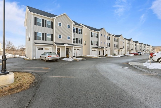 view of street with a residential view