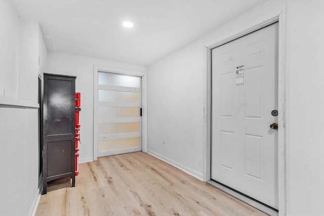 13 Old Gardner Rd, Westminster, MA 01473 - foyer with recessed lighting, baseboards, and light wood-type flooring