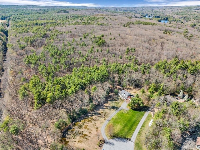 13 Old Gardner Rd, Westminster, MA 01473 - birds eye view of property with a forest view