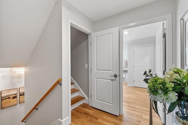 4 Greenfield Ln Unit 4, Concord, MA 01742 - staircase featuring wood finished floors and baseboards