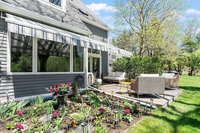 4 Greenfield Ln Unit 4, Concord, MA 01742 - view of patio with outdoor lounge area