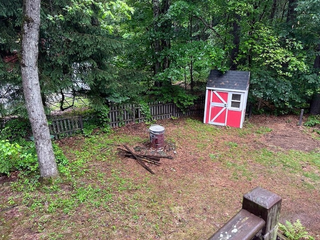 330 Arbor St, Lunenburg, MA 01462 - view of yard featuring a storage unit