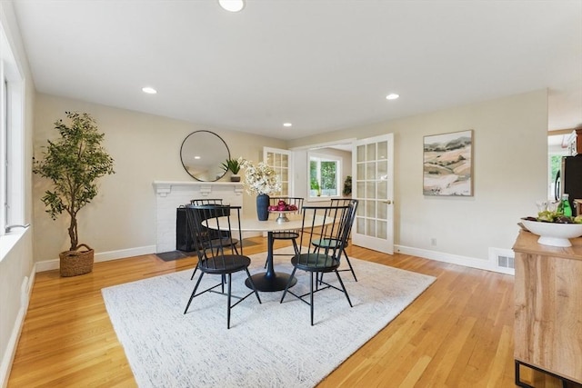 6 Willow Park, Wellesley, MA 02481 - dining area featuring healthy amount of natural light, wood finished floors, baseboards, and recessed lighting