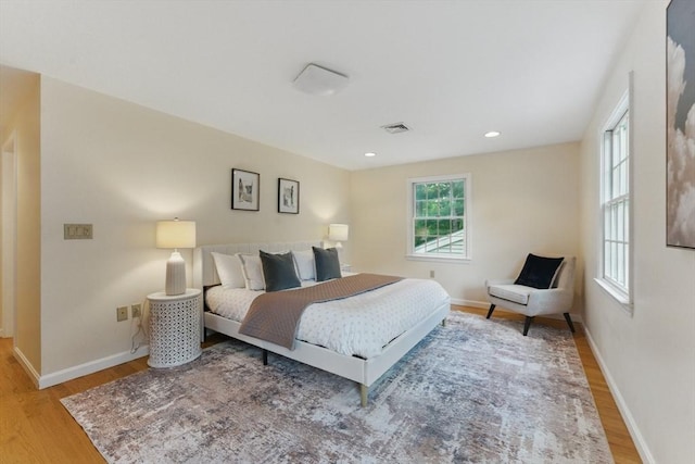 6 Willow Park, Wellesley, MA 02481 - bedroom featuring light wood-style flooring, baseboards, and recessed lighting