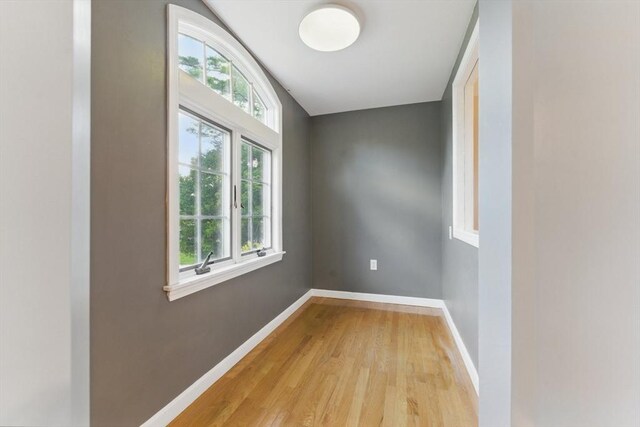 6 Willow Park, Wellesley, MA 02481 - unfurnished room with light wood-style flooring, healthy amount of natural light, and baseboards