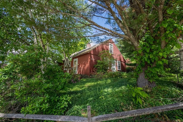 301 May St, Worcester, MA 01602 - view of home's exterior featuring a chimney