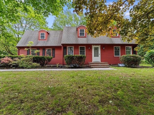 182 W Main St, Westborough, MA 01581 - view of front facade with a front yard and roof with shingles