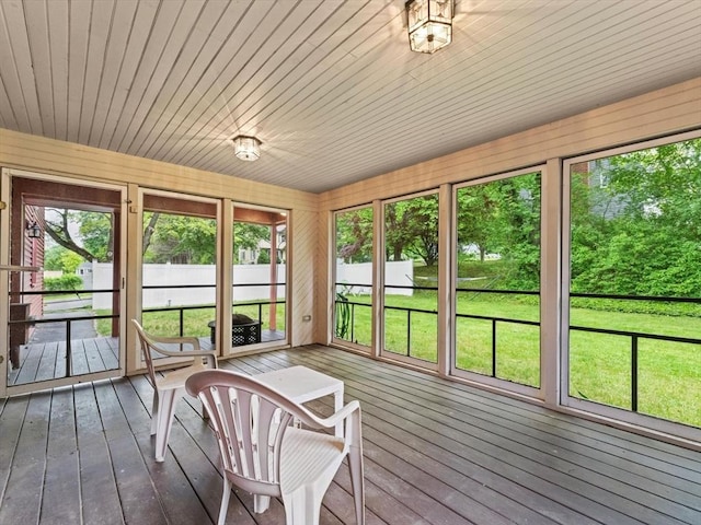 182 W Main St, Westborough, MA 01581 - view of unfurnished sunroom