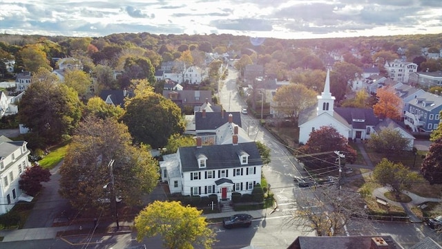 aerial view featuring a residential view