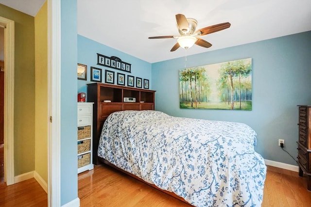 80 Summer St, Walpole, MA 02071 - bedroom with wood finished floors, baseboards, and a ceiling fan