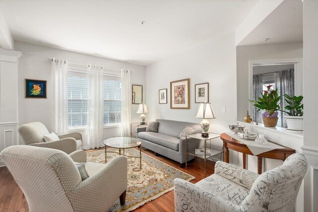 8 Heartwood Way Unit 8, Hopkinton, MA 01748 - living room featuring wood finished floors