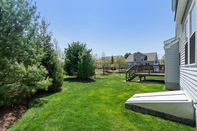 8 Heartwood Way Unit 8, Hopkinton, MA 01748 - view of grassy yard featuring a deck