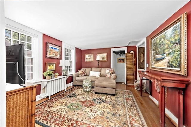 685 Highland St, Marshfield, MA 02050 - living area with wood finished floors