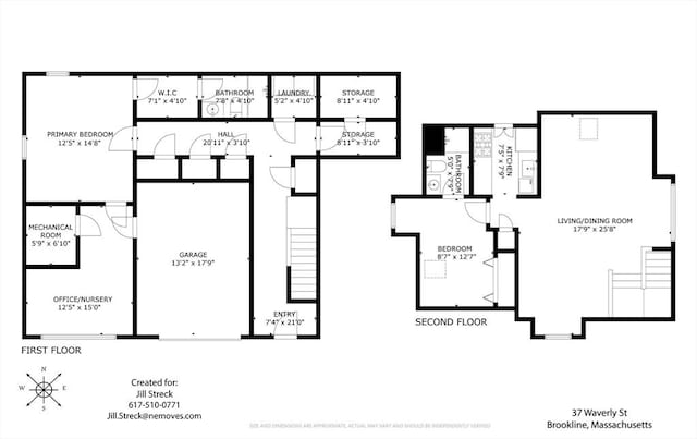 37 Waverly Unit 37, Brookline, MA 02445 - room layout