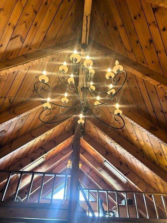 view of attic