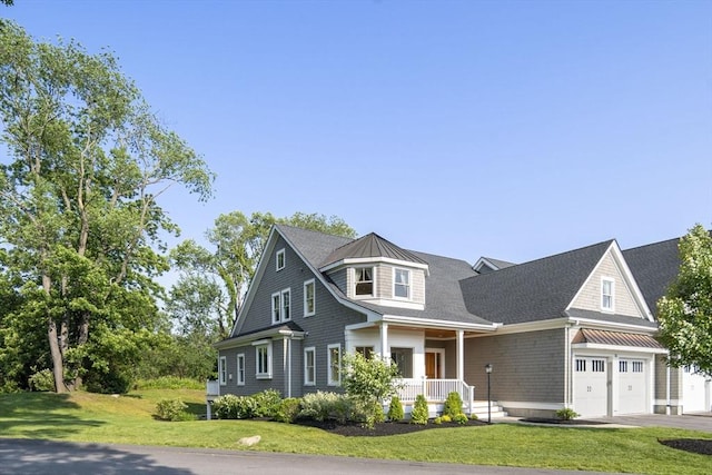 16 Pine Hill Rd Unit 16, Wenham, MA 01984 - shingle-style home with a porch, a front yard, and driveway