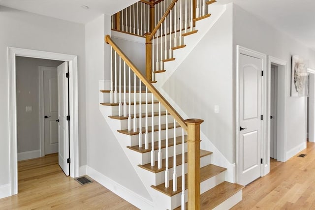 16 Pine Hill Rd Unit 16, Wenham, MA 01984 - staircase with wood finished floors and baseboards