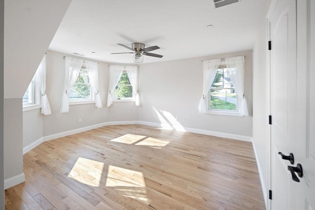 16 Pine Hill Rd Unit 16, Wenham, MA 01984 - unfurnished room featuring light wood-style flooring and ceiling fan