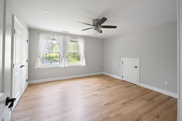 16 Pine Hill Rd Unit 16, Wenham, MA 01984 - empty room featuring ceiling fan and light wood finished floors